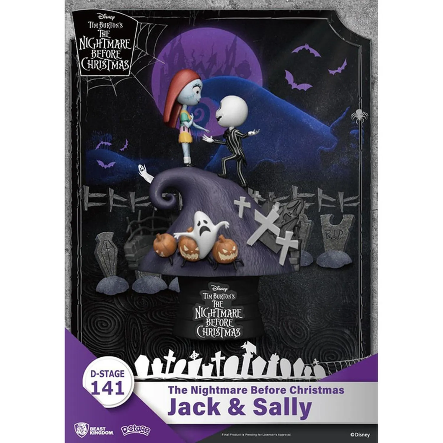 Beast Kingdom Estatuilla Ds-141 Jack & Sally El Extraño Mundo De Jack