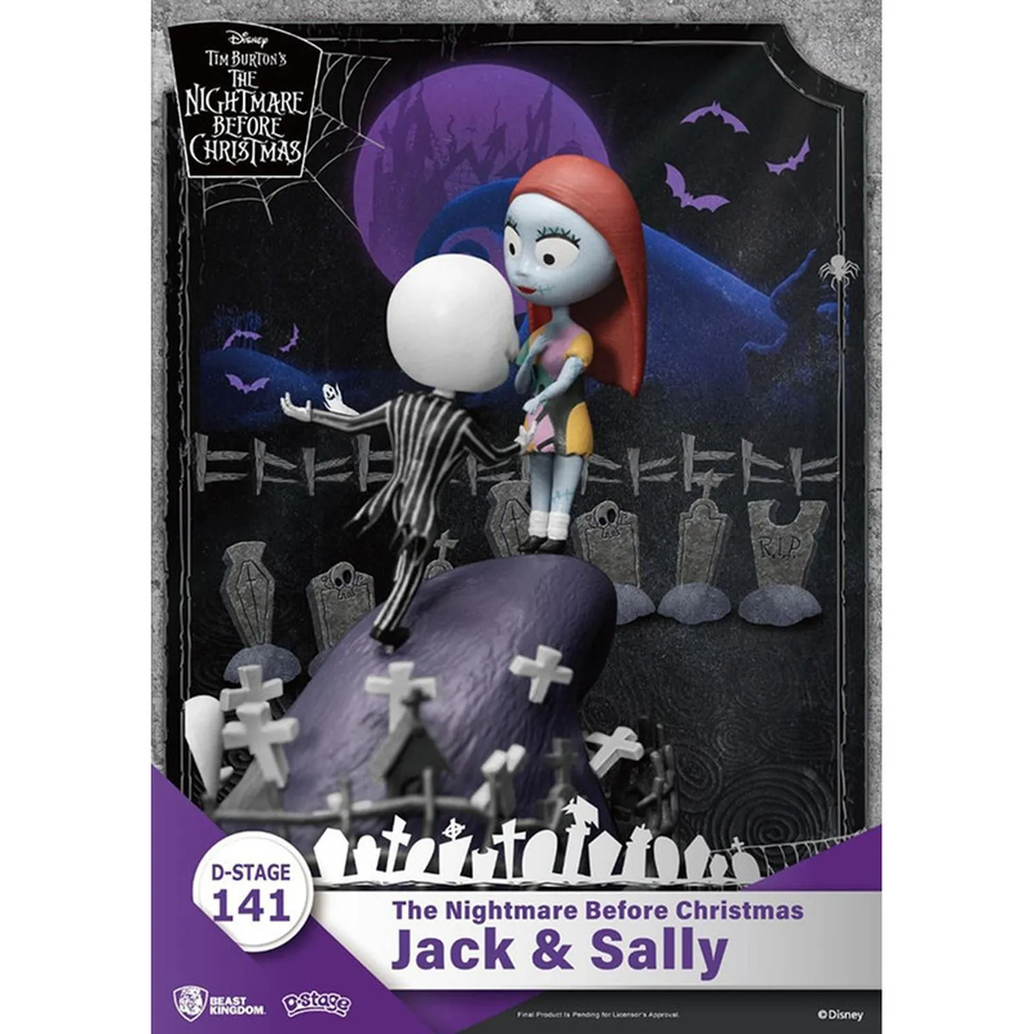 Beast Kingdom Estatuilla Ds-141 Jack & Sally El Extraño Mundo De Jack