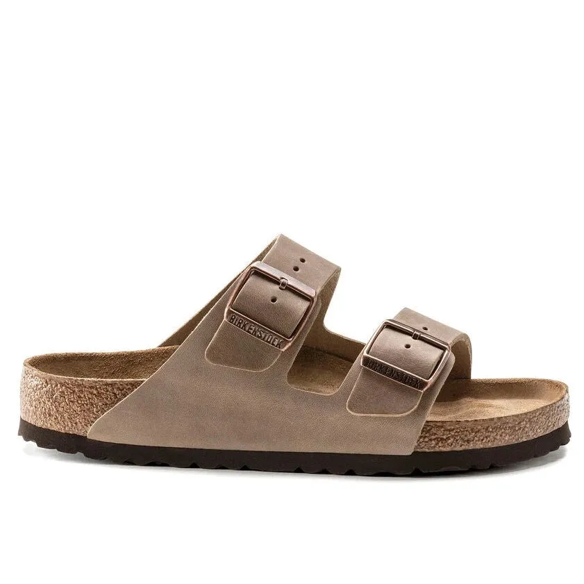 BIRKENSTOCK | SANDALIAS MUJER | ARIZONA PLANTILLA BLANDA CUERO ENGRASADO LIGHT BROWN | MARRÓN | S NARROW