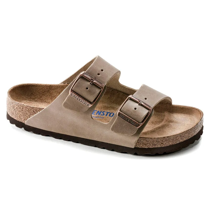 BIRKENSTOCK | SANDALIAS MUJER | ARIZONA PLANTILLA BLANDA CUERO ENGRASADO LIGHT BROWN | MARRÓN | S NARROW