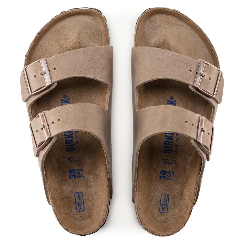 BIRKENSTOCK | SANDALIAS MUJER | ARIZONA PLANTILLA BLANDA CUERO ENGRASADO LIGHT BROWN | MARRÓN | S NARROW