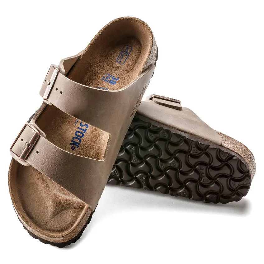 BIRKENSTOCK | SANDALIAS MUJER | ARIZONA PLANTILLA BLANDA CUERO ENGRASADO LIGHT BROWN | MARRÓN | S NARROW