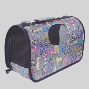 Bolso Transportador De Diseño Talla S Para Perro O Gato