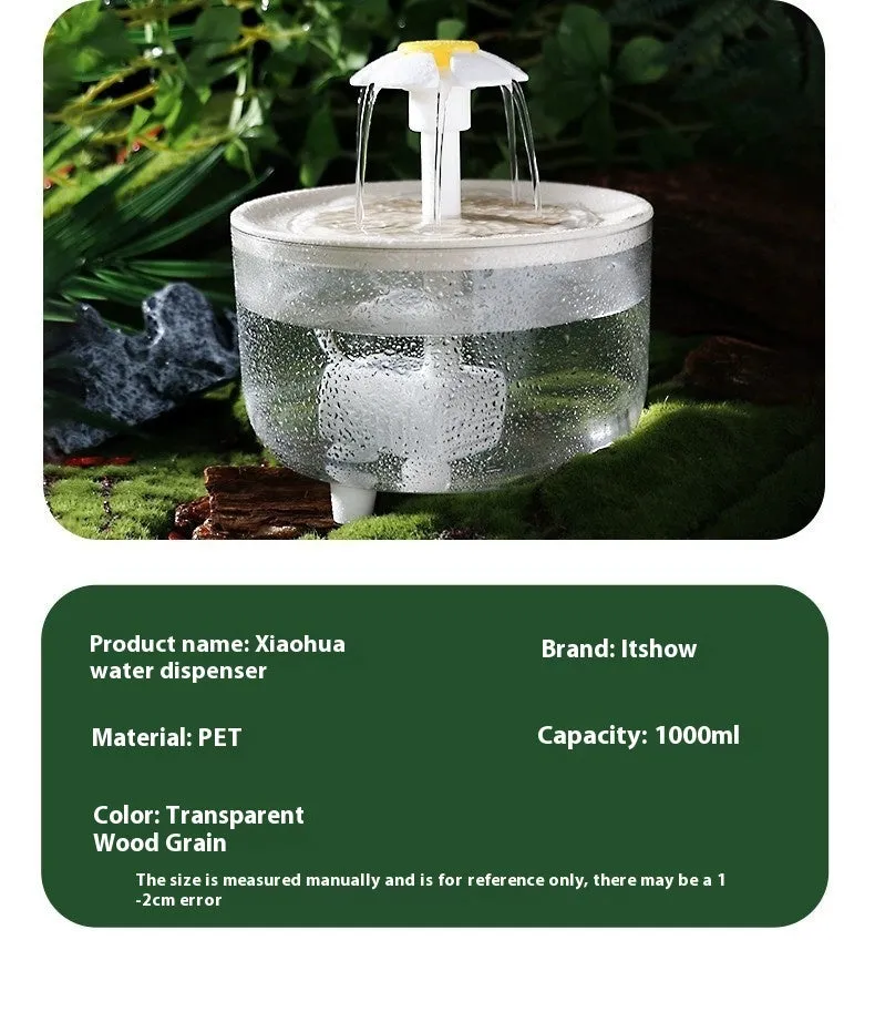 Cat Water Fountain Automatic Circulation Constant Temperature / Fuente de agua para gatos con circulación automática y temperatura constante