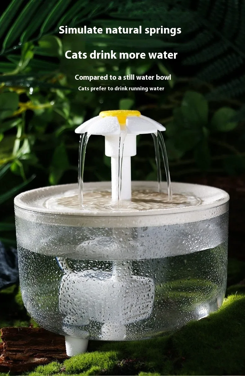 Cat Water Fountain Automatic Circulation Constant Temperature / Fuente de agua para gatos con circulación automática y temperatura constante