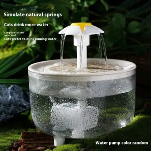 Cat Water Fountain Automatic Circulation Constant Temperature / Fuente de agua para gatos con circulación automática y temperatura constante