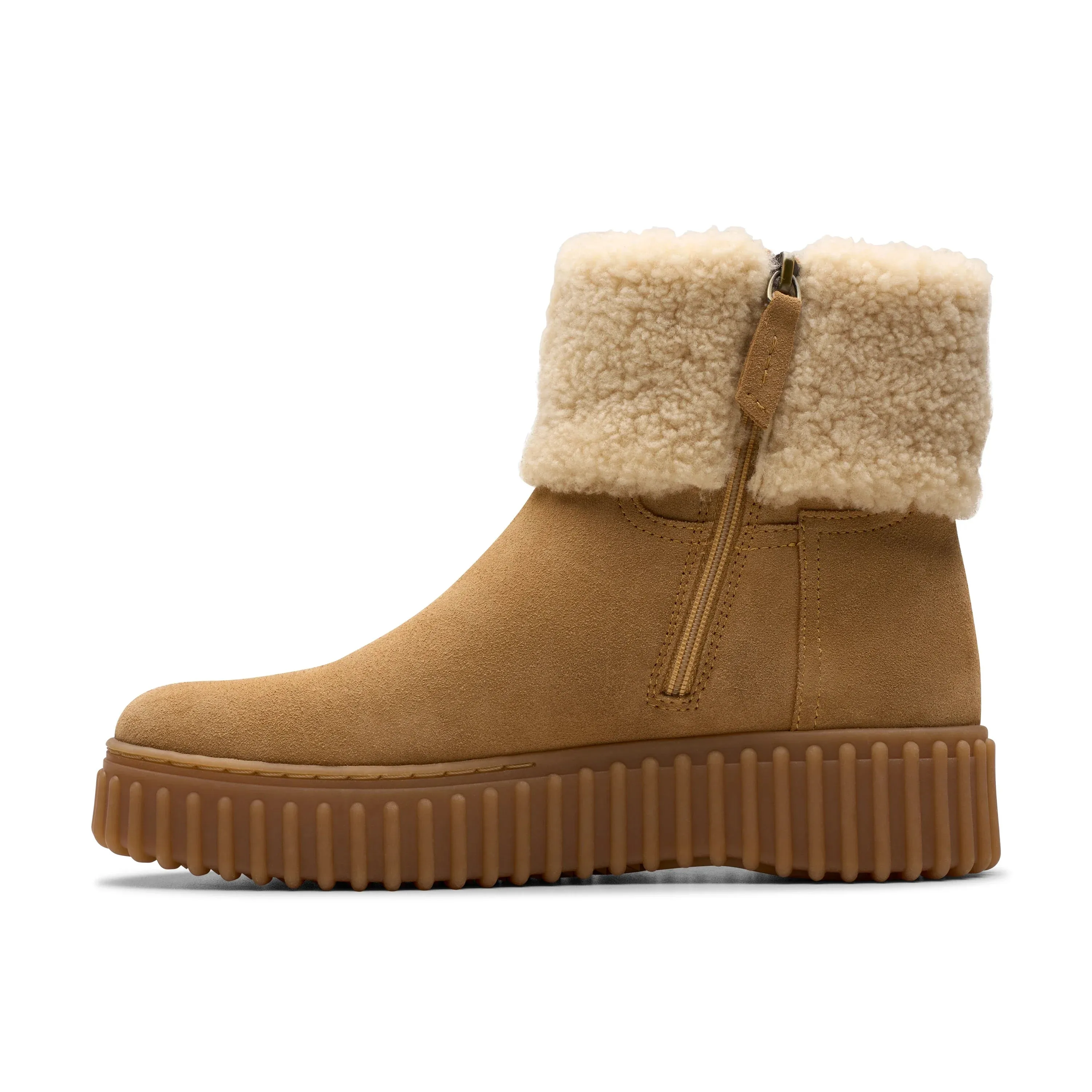 CLARKS | BOTAS MUJER | TORHILL TURN LIGHT TAN WLINED | BEIGE