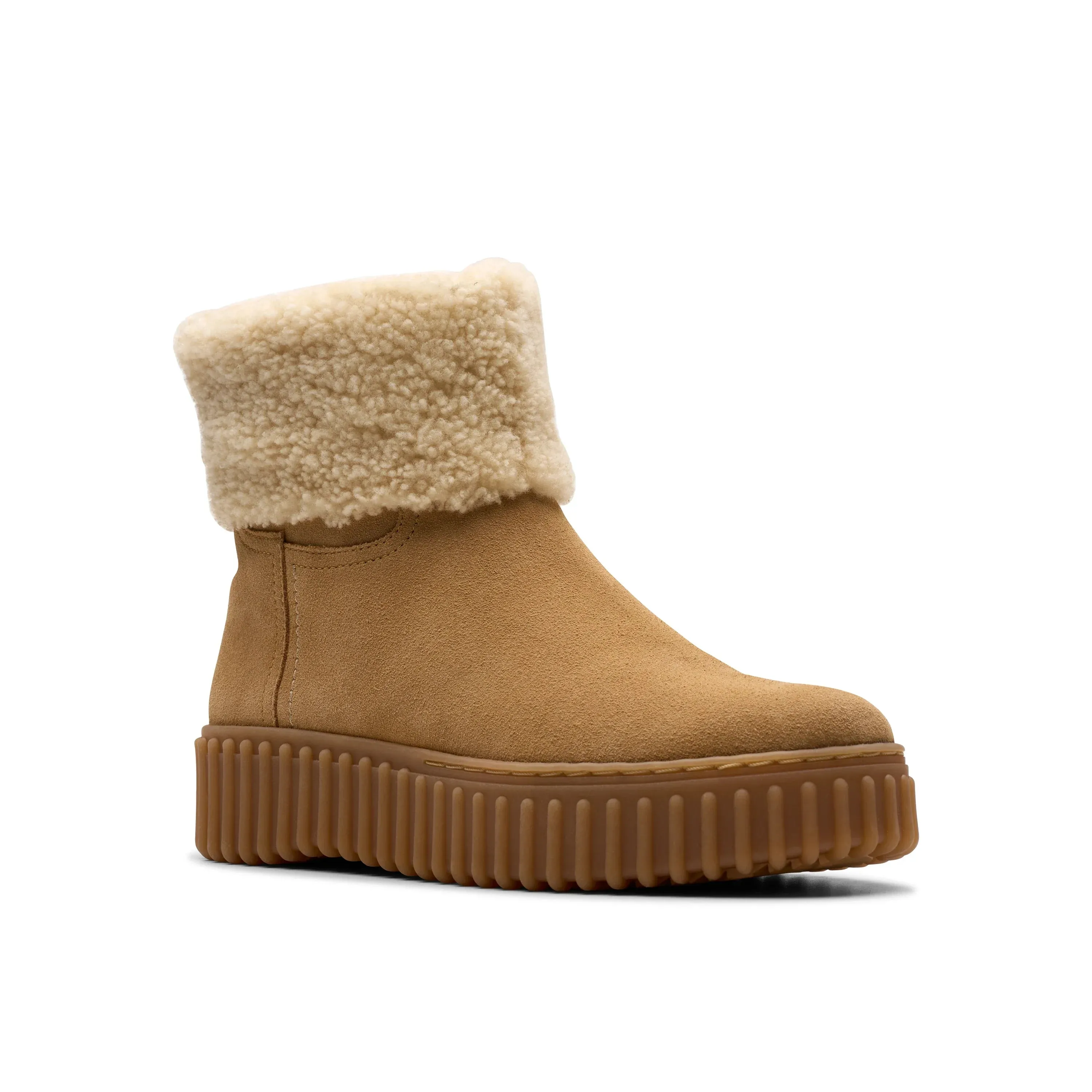 CLARKS | BOTAS MUJER | TORHILL TURN LIGHT TAN WLINED | BEIGE