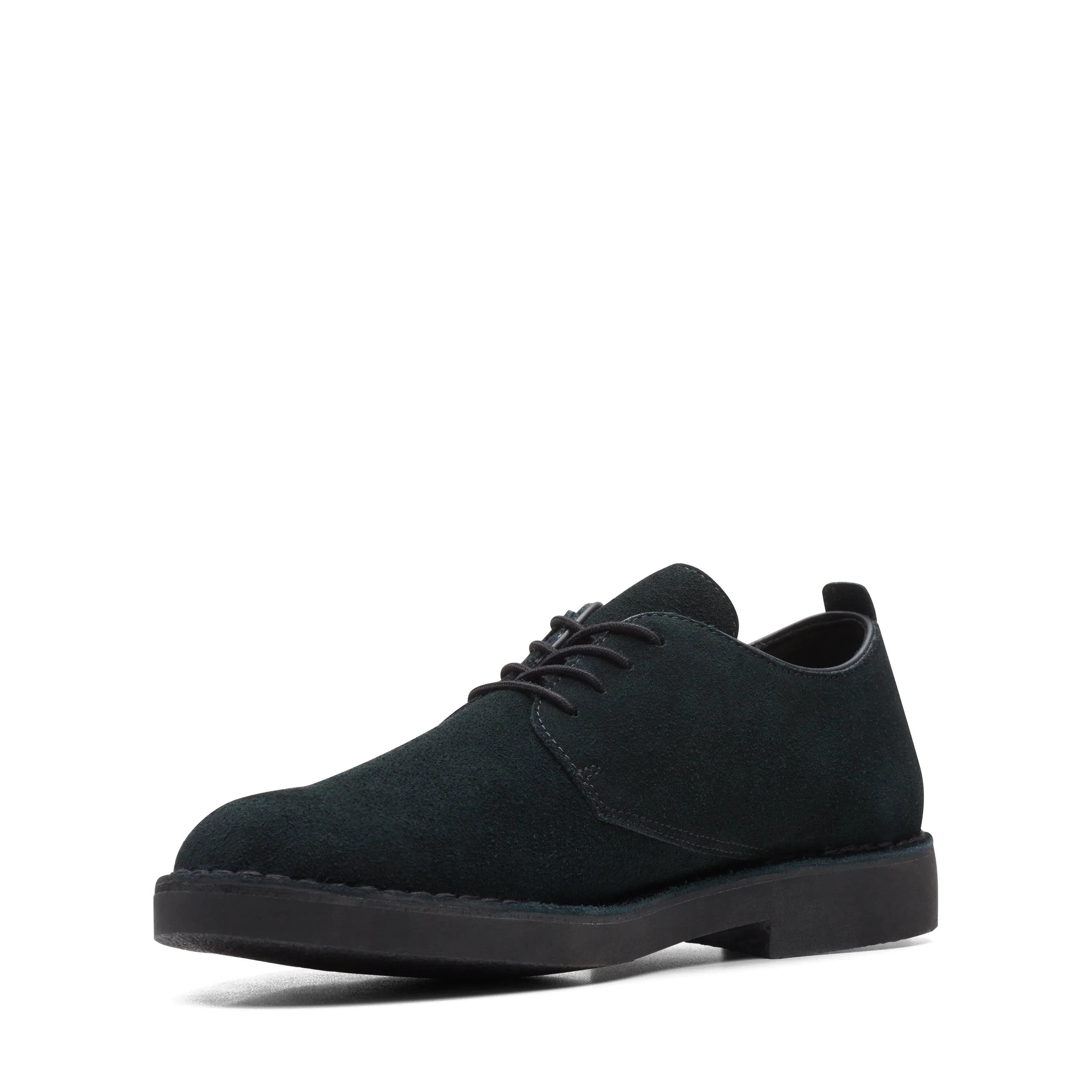 CLARKS | ZAPATOS DERBY HOMBRE | DESERT LON EVO BLACK SUEDE | NEGRO