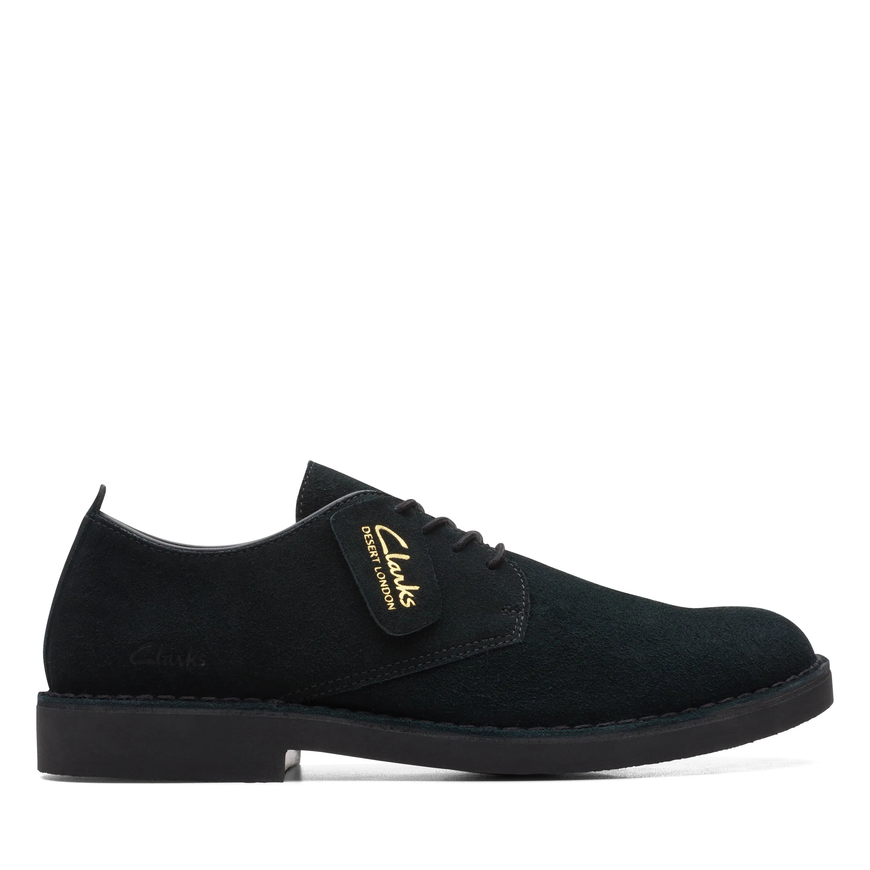 CLARKS | ZAPATOS DERBY HOMBRE | DESERT LON EVO BLACK SUEDE | NEGRO