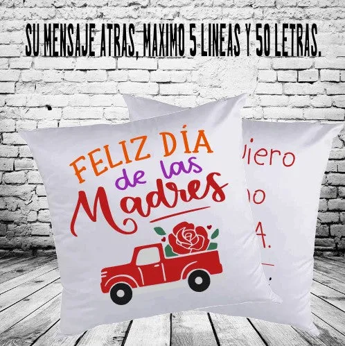 Cojin de "Feliz Dia De Las Madres" Personalizado