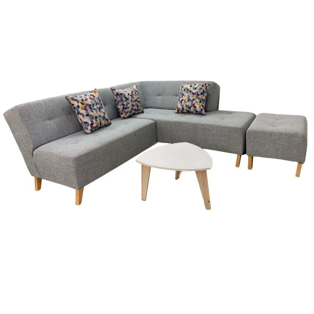 Combo Sofa en L Nordica   Juego de Comedor Malaga