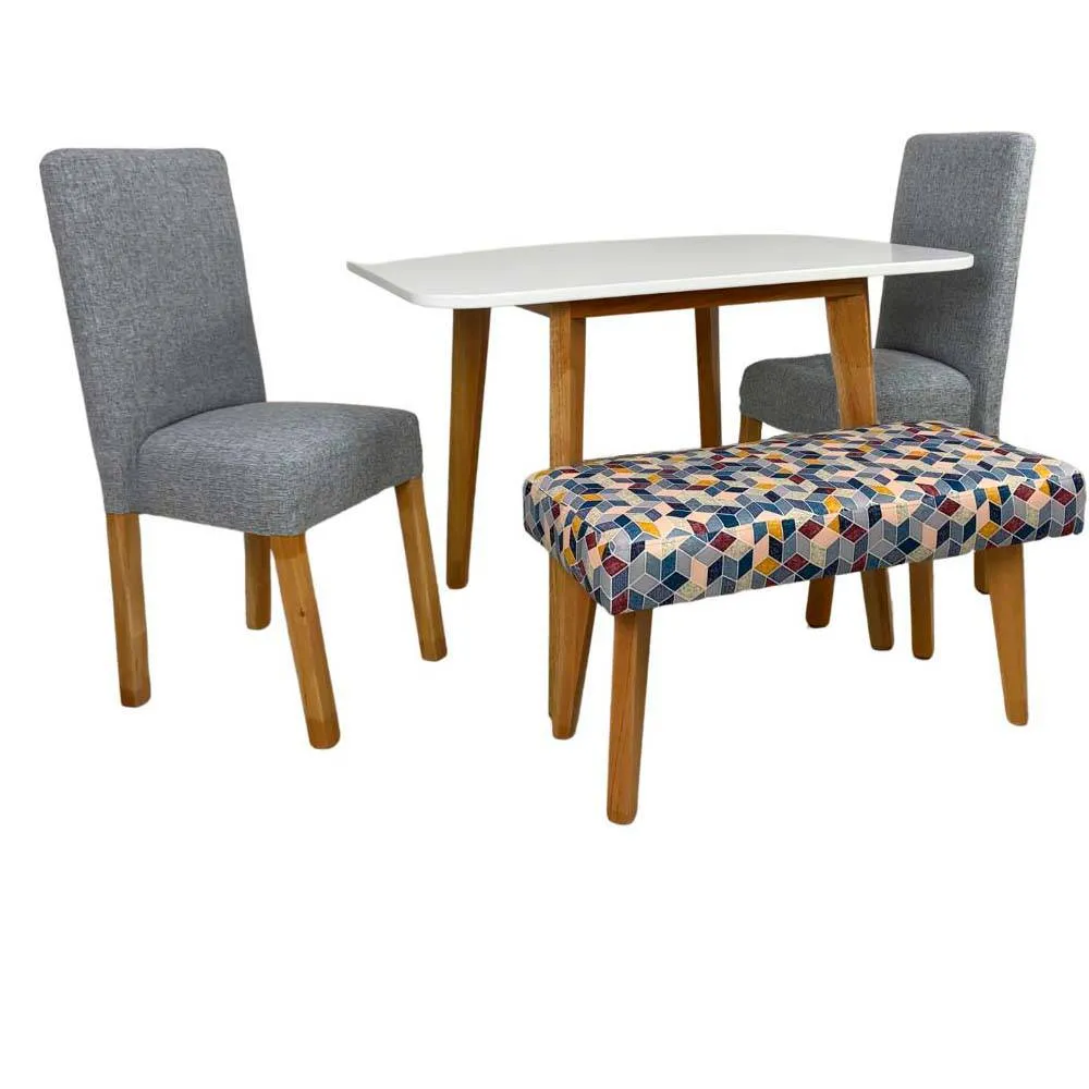 Combo Sofa en L Osaki   Juego de Comedor Nordico