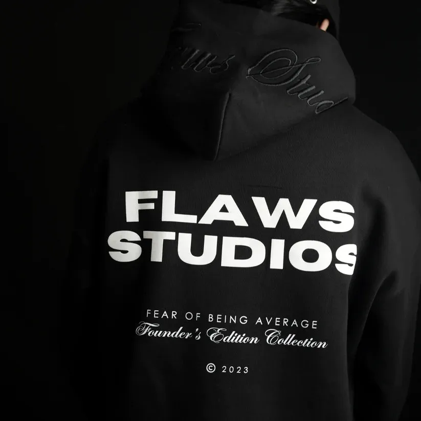 Founders Edition Black Hoodie Oversized