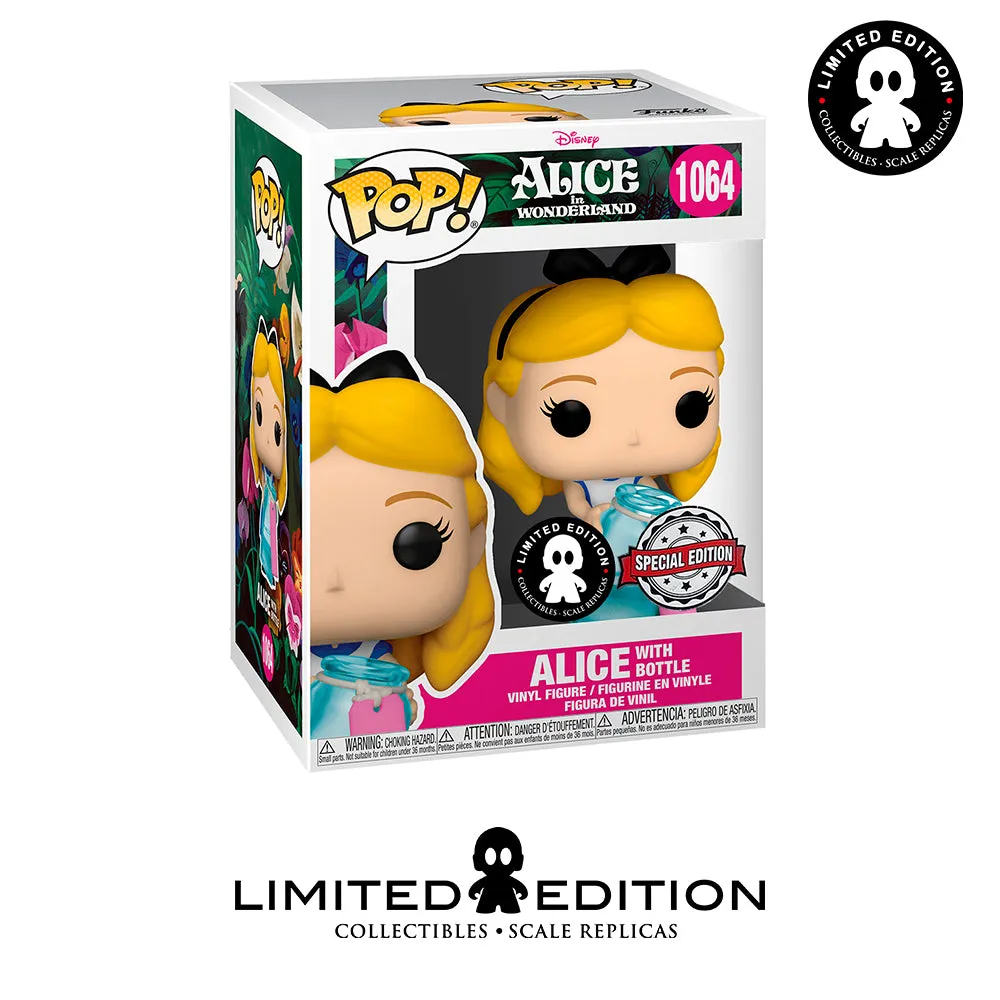 Funko Pop Alice With Bottle 1064 (Exclusivo) Disney Alice In Wonderland