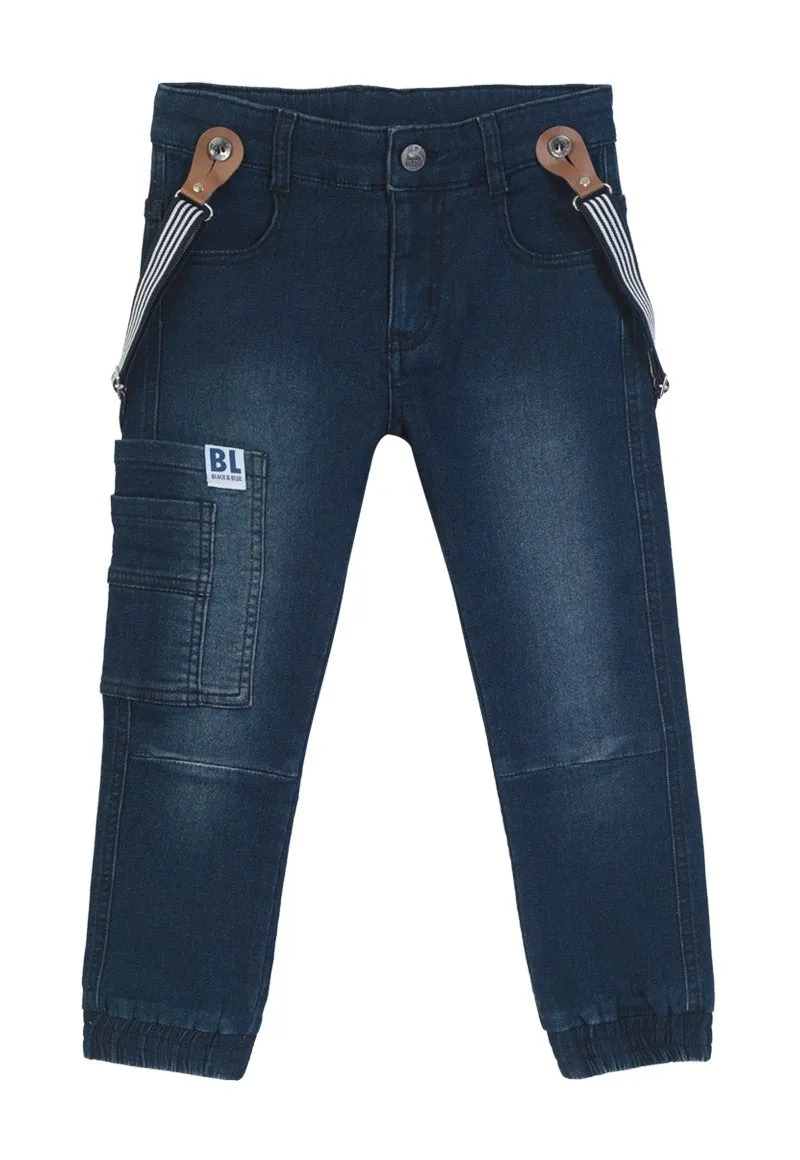 Jeans Awesome Niño Denim azul Black and Blue