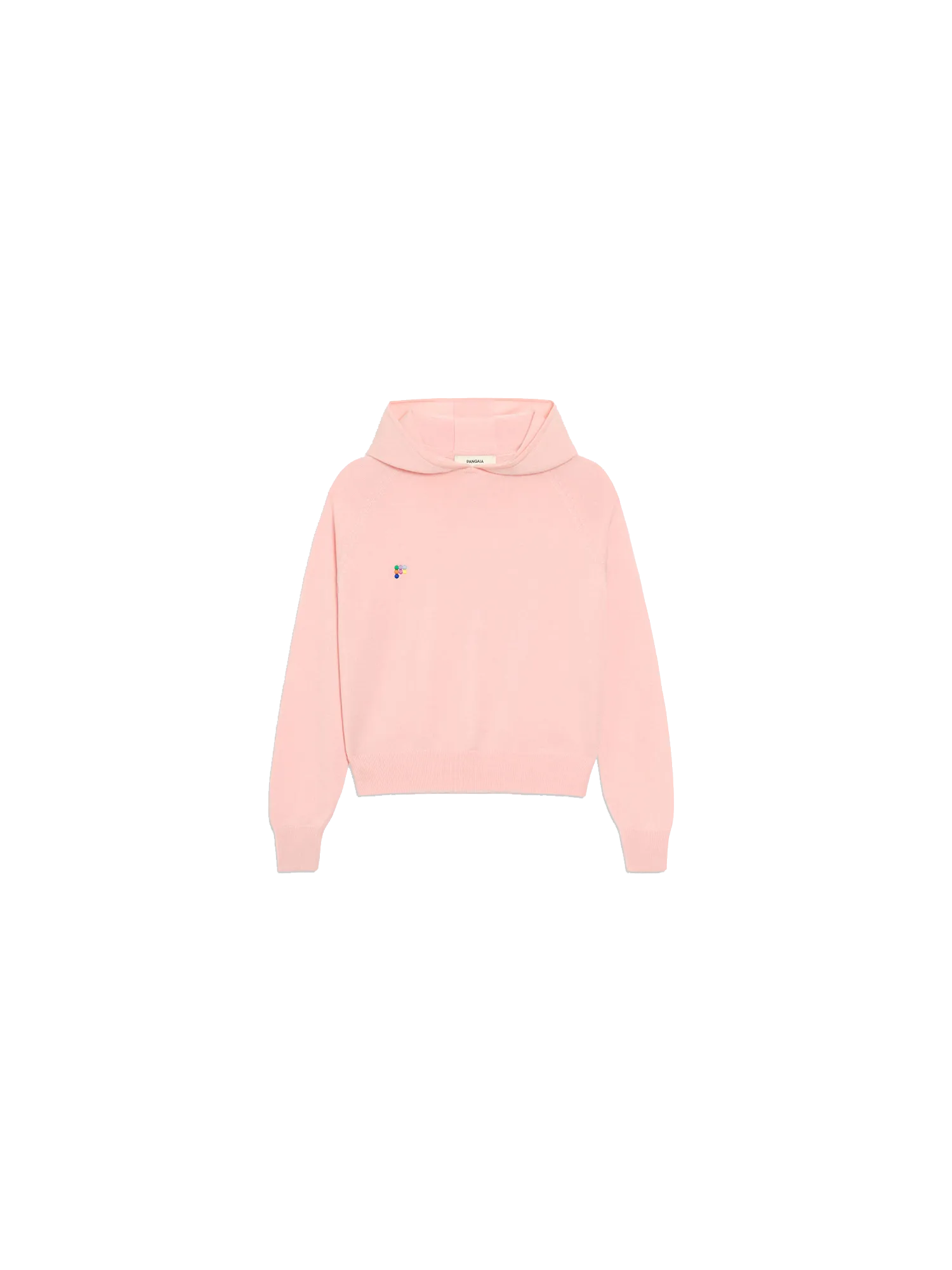 Kids Merino Wool Hoodie—pearl pink