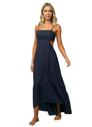 Maaji French Navy Anahi Long Dress