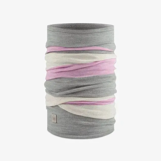 Merino Move Neckwear | Light Grey | Buff