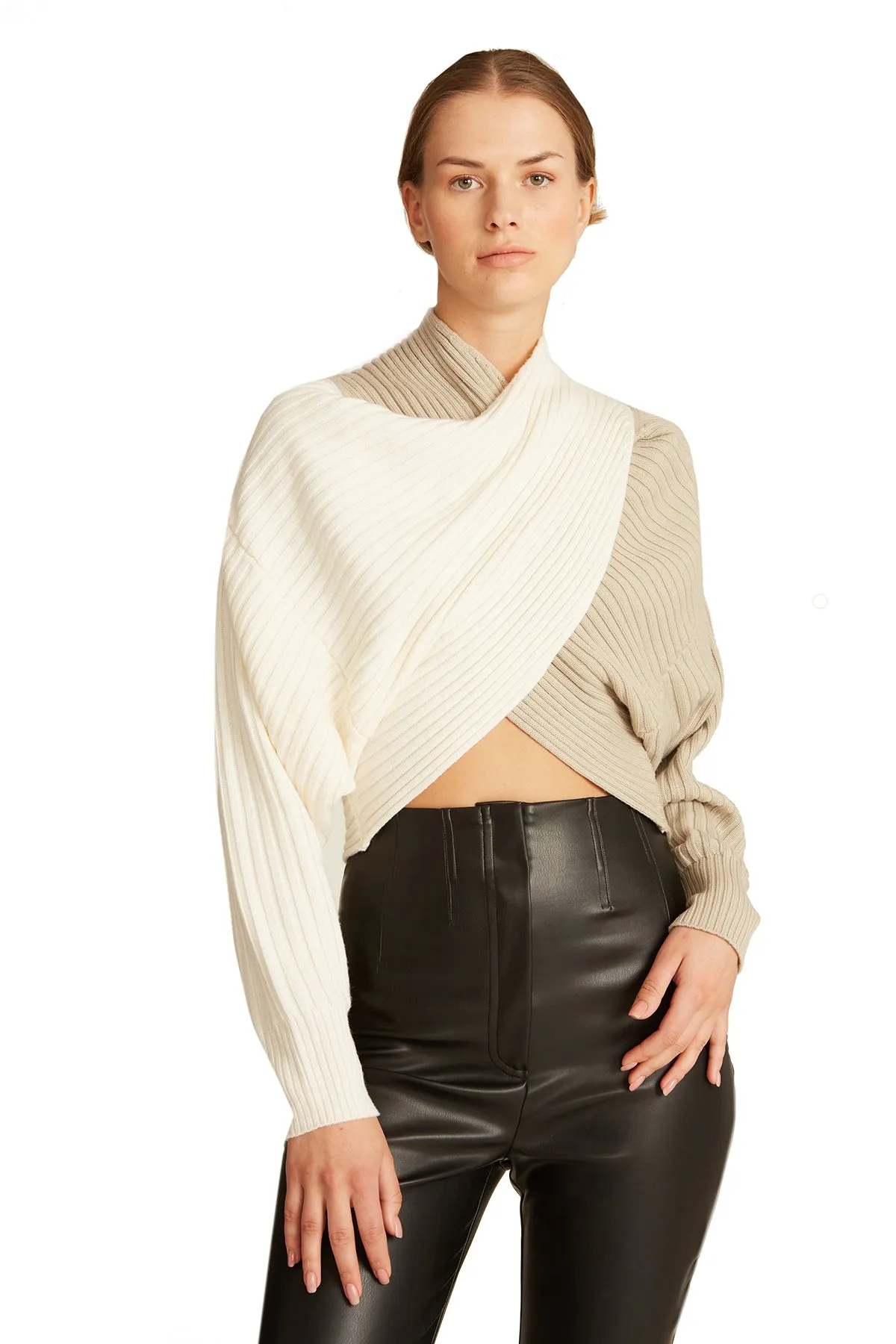 Milena Crop Wool Sweater