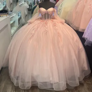 Off Shoulder Birthday Party Prom Ball Gown Dress 15 Year Quinceanera