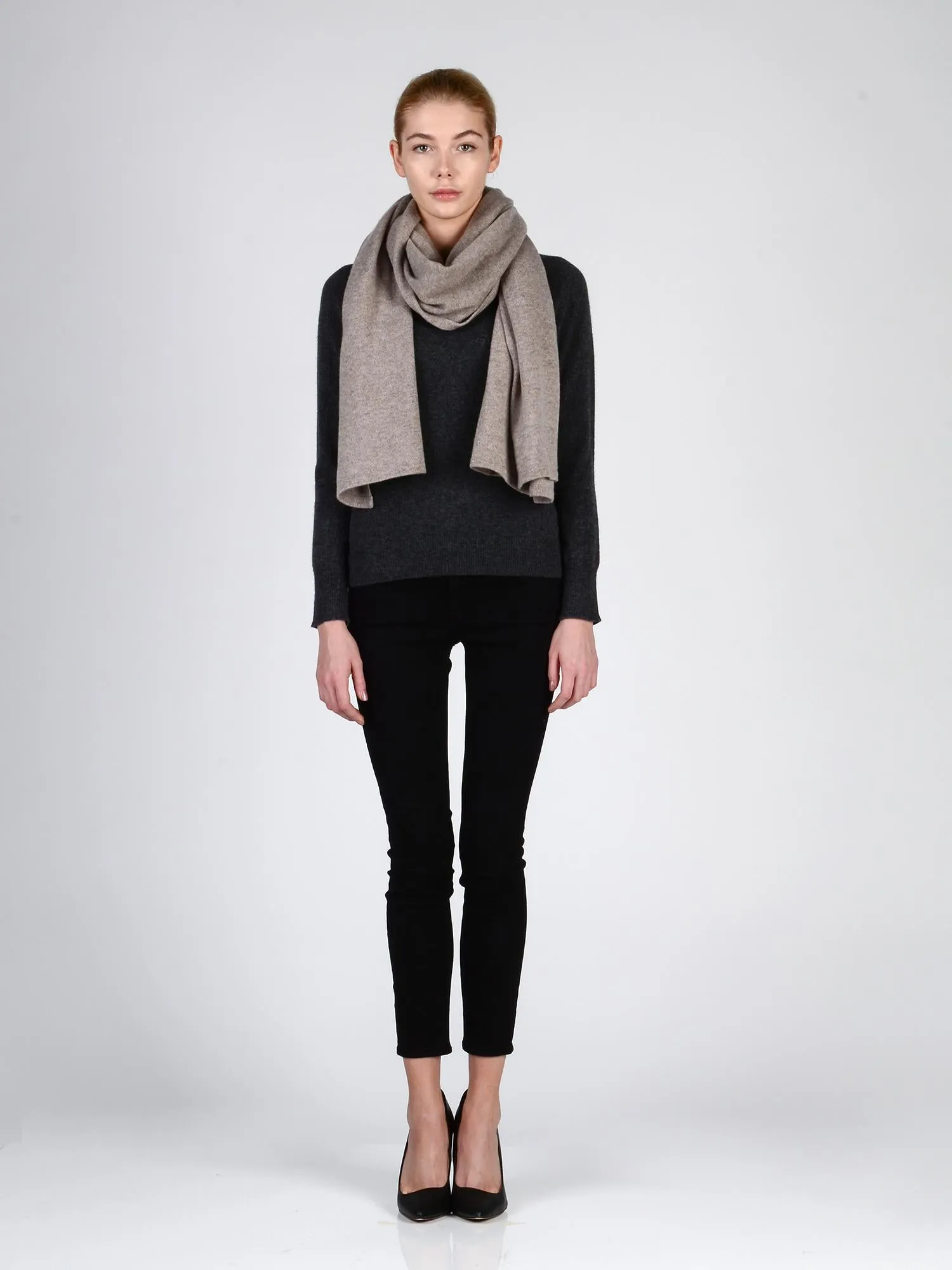 Oversized Scarf_Beige