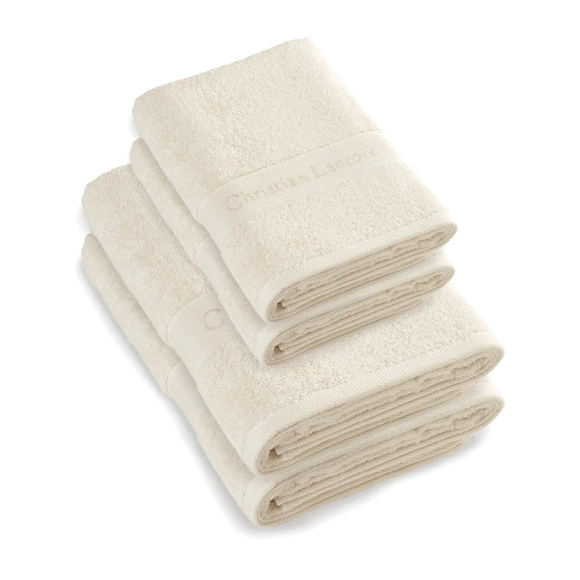 SET DE 4 SERVIETTES ET 4 DRAPS DE BAIN