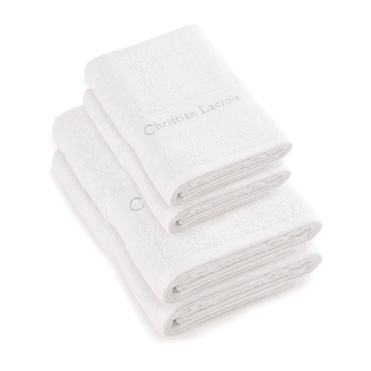 SET DE 4 SERVIETTES ET 4 DRAPS DE BAIN