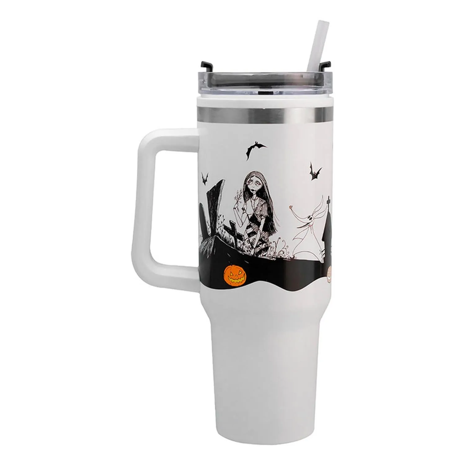 21st Century White Double-Walled Tumbler - The Nightmare Before Christmas Theme