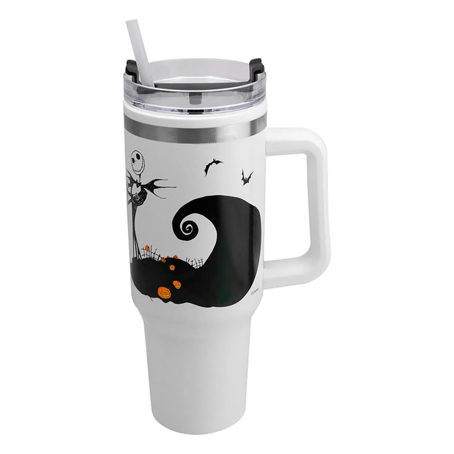 21st Century White Double-Walled Tumbler - The Nightmare Before Christmas Theme