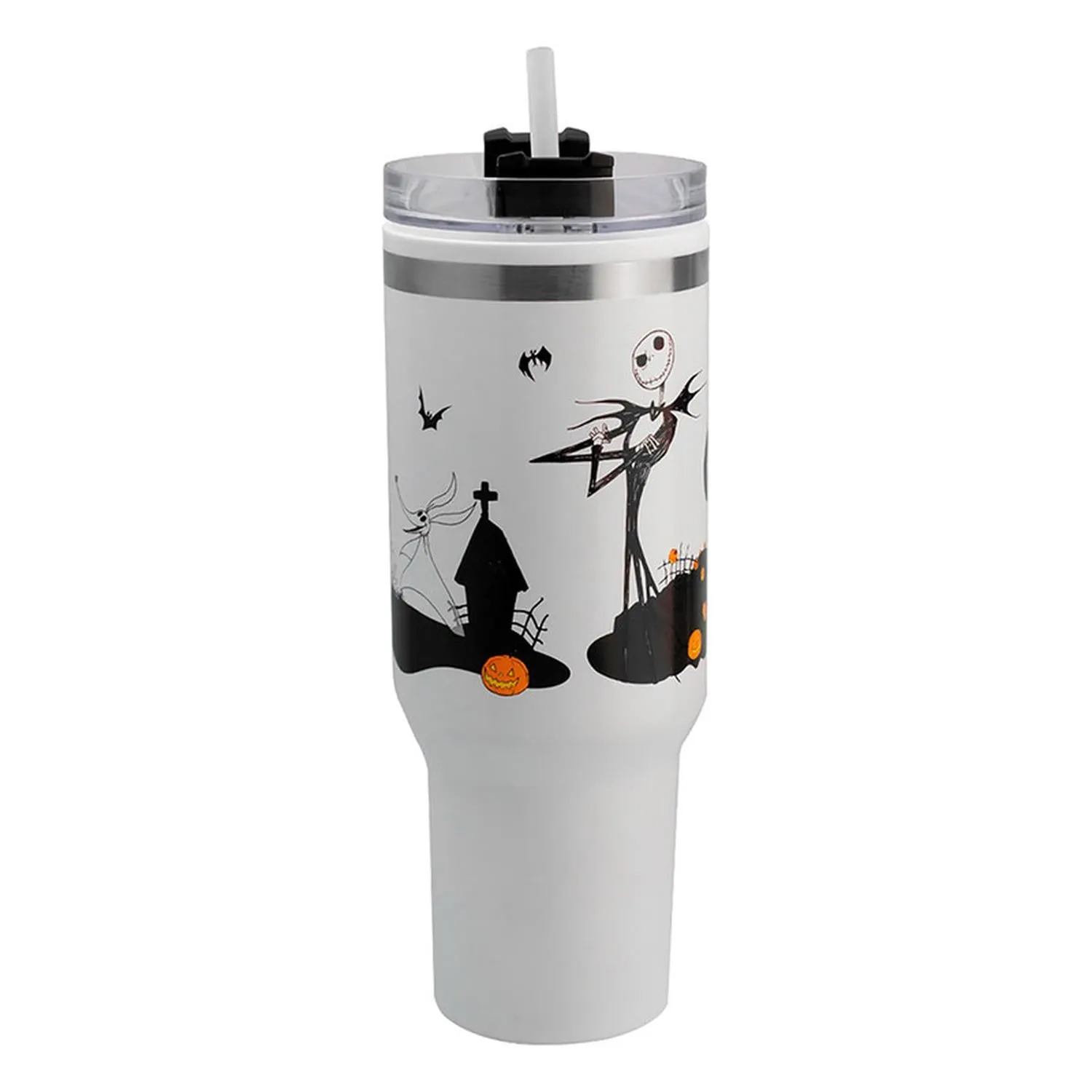 21st Century White Double-Walled Tumbler - The Nightmare Before Christmas Theme